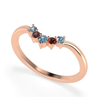 Curved Minimalist Wedding Pala Band