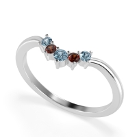 Curved Minimalist Wedding Pala Band