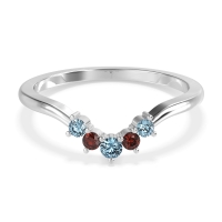 Curved Minimalist Wedding Pala Band