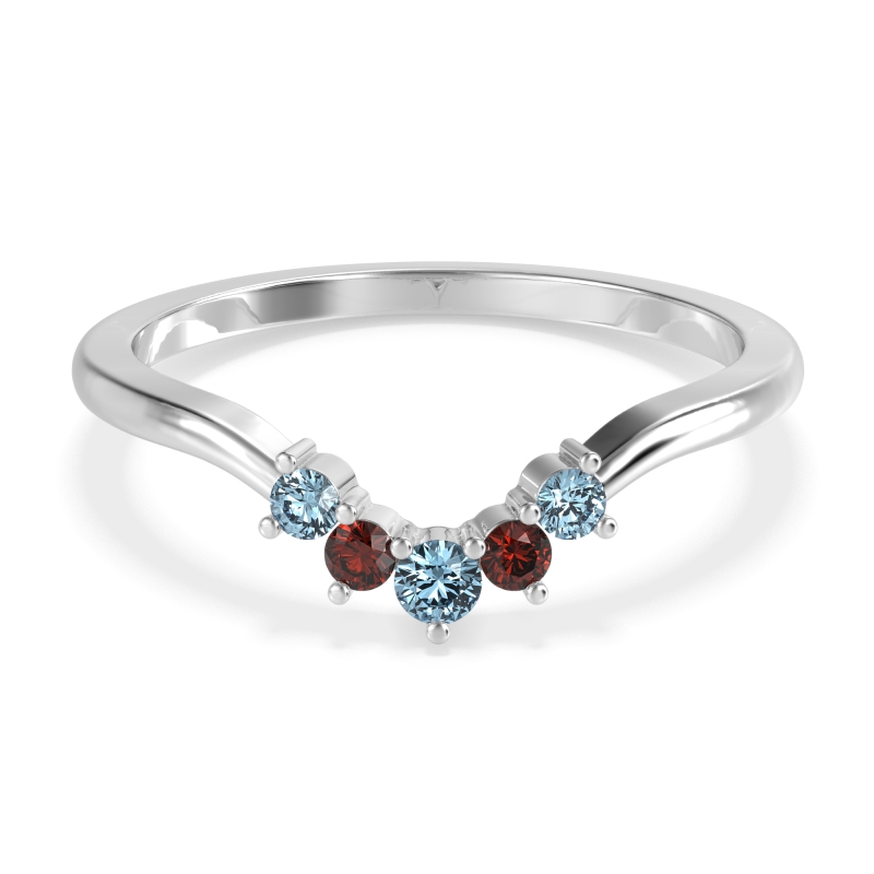 Curved Minimalist Wedding Pala Band