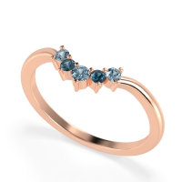 Curved Minimalist Wedding Pala Band