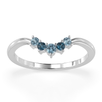 Curved Minimalist Wedding Pala Band