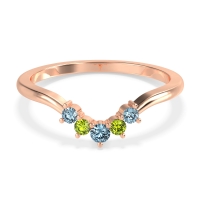 Curved Minimalist Wedding Pala Band
