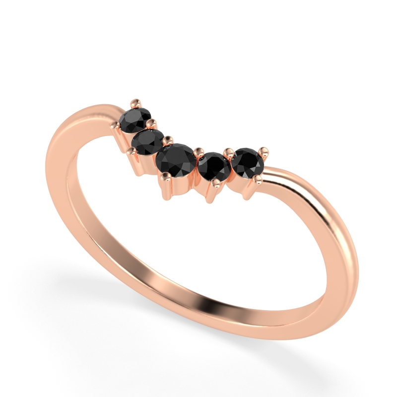 Curved Minimalist Wedding Pala Band