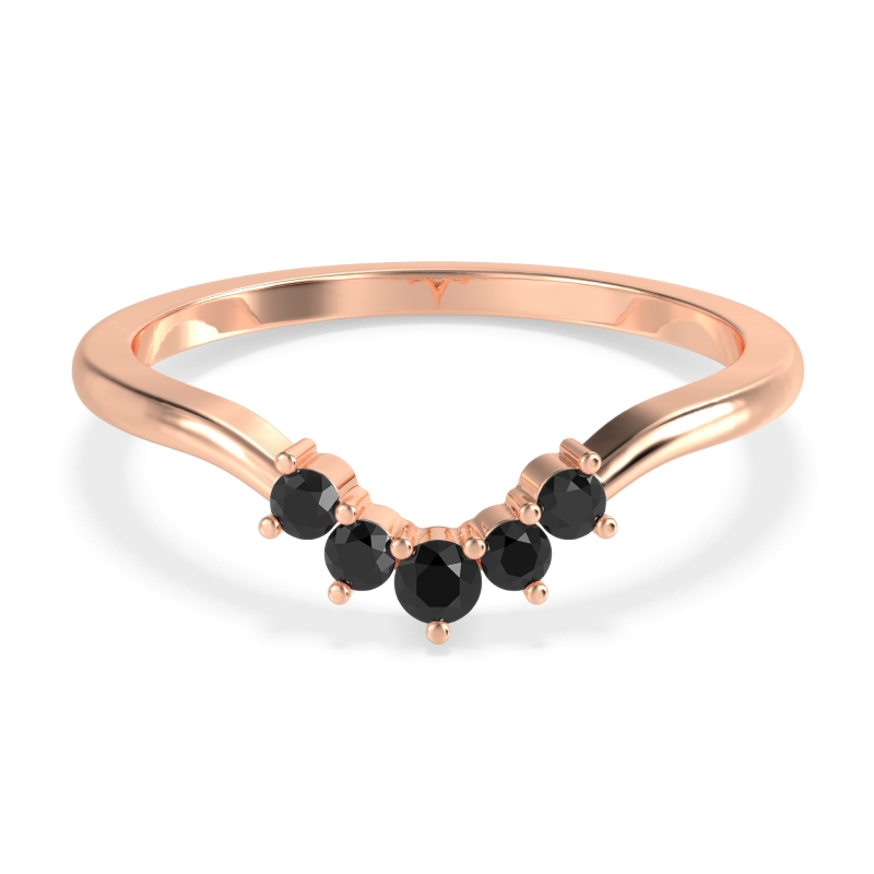 Curved Minimalist Wedding Pala Band