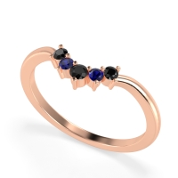 Curved Minimalist Wedding Pala Band