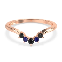 Curved Minimalist Wedding Pala Band