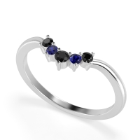 Curved Minimalist Wedding Pala Band