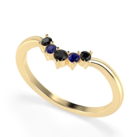 Curved Minimalist Wedding Pala Band