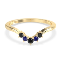 Curved Minimalist Wedding Pala Band