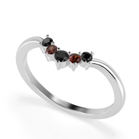 Curved Minimalist Wedding Pala Band