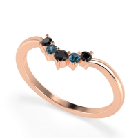 Curved Minimalist Wedding Pala Band
