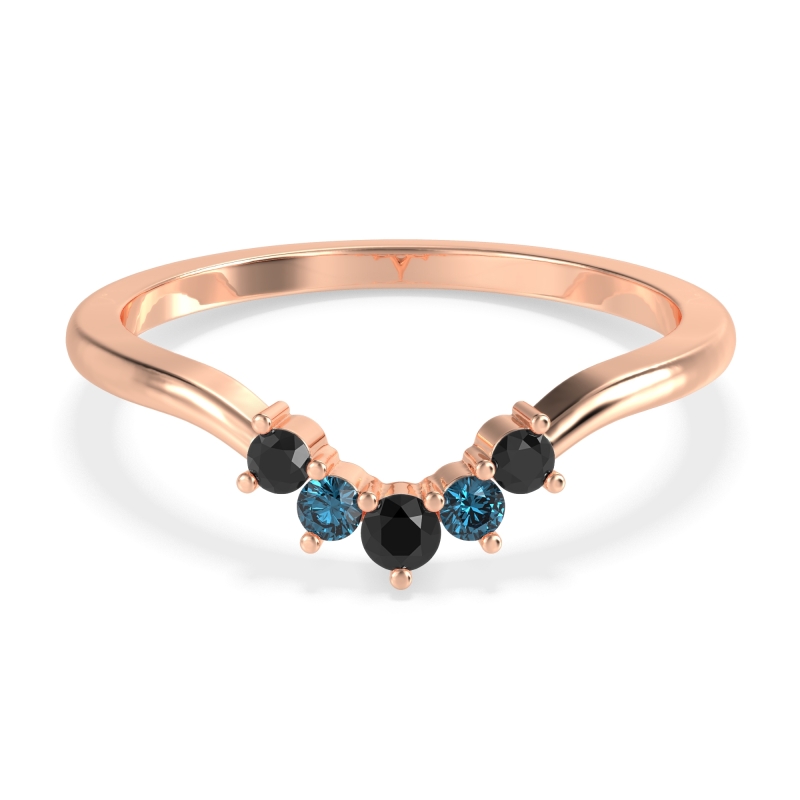 Curved Minimalist Wedding Pala Band