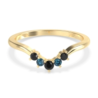 Curved Minimalist Wedding Pala Band