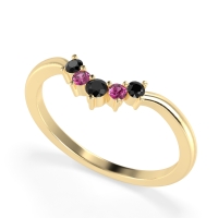 Curved Minimalist Wedding Pala Band