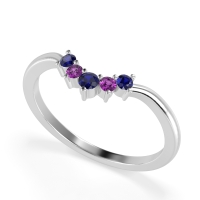 Curved Minimalist Wedding Pala Band