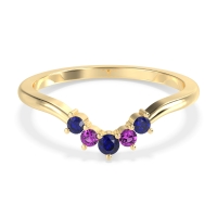Curved Minimalist Wedding Pala Band