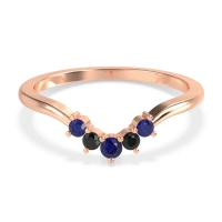 Curved Minimalist Wedding Pala Band