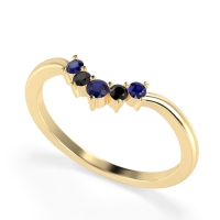Curved Minimalist Wedding Pala Band
