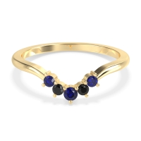 Curved Minimalist Wedding Pala Band