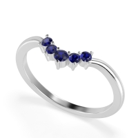 Curved Minimalist Wedding Pala Band