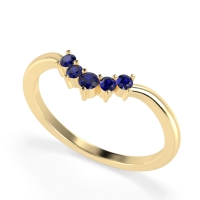 Curved Minimalist Wedding Pala Band