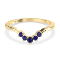 Curved Minimalist Wedding Pala Band