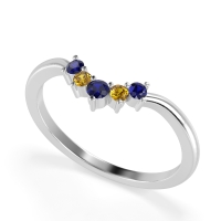 Curved Minimalist Wedding Pala Band