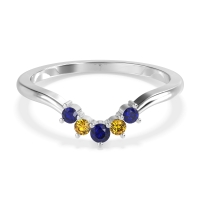 Curved Minimalist Wedding Pala Band