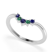 Curved Minimalist Wedding Pala Band