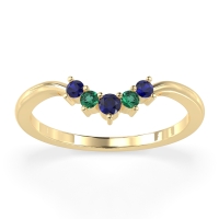 Curved Minimalist Wedding Pala Band