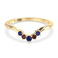 Curved Minimalist Wedding Pala Band