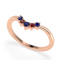 Curved Minimalist Wedding Pala Band