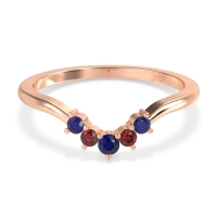 Curved Minimalist Wedding Pala Band