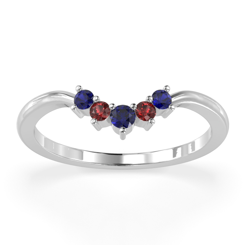 Curved Minimalist Wedding Pala Band