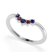 Curved Minimalist Wedding Pala Band