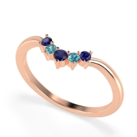 Curved Minimalist Wedding Pala Band