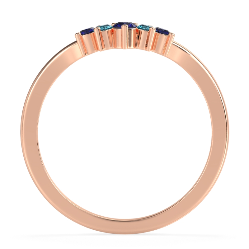 Curved Minimalist Wedding Pala Band