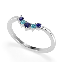 Curved Minimalist Wedding Pala Band