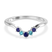 Curved Minimalist Wedding Pala Band