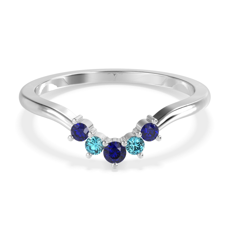 Curved Minimalist Wedding Pala Band