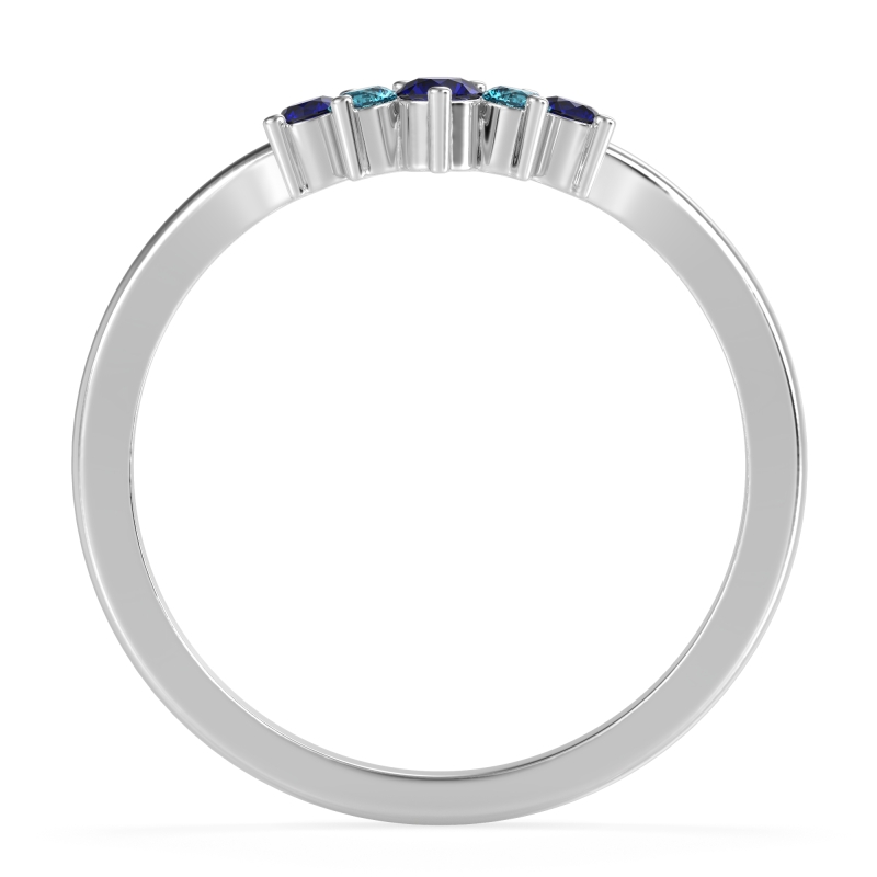 Curved Minimalist Wedding Pala Band