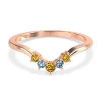 Curved Minimalist Wedding Pala Band