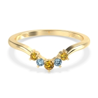 Curved Minimalist Wedding Pala Band