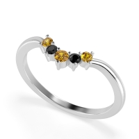 Curved Minimalist Wedding Pala Band