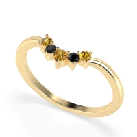Curved Minimalist Wedding Pala Band