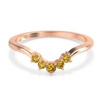 Curved Minimalist Wedding Pala Band