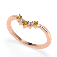 Curved Minimalist Wedding Pala Band