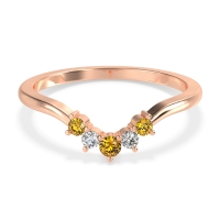 Curved Minimalist Wedding Pala Band