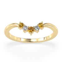 Curved Minimalist Wedding Pala Band